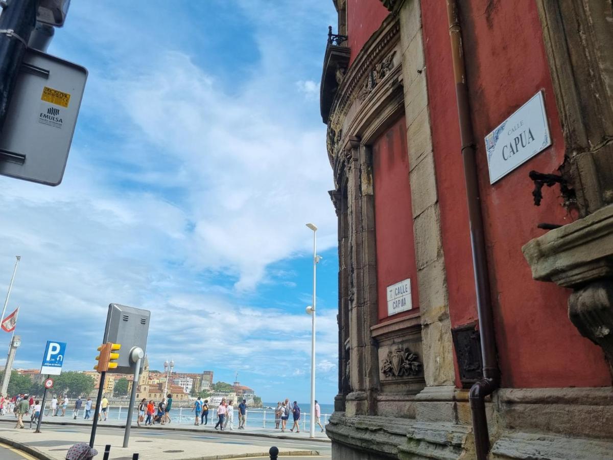 Apartament Bonito Piso En Gijon Centro Playa Zewnętrze zdjęcie
